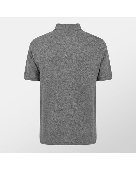 Lacoste Gray Classic Short Sleeve Polo Shirt for men