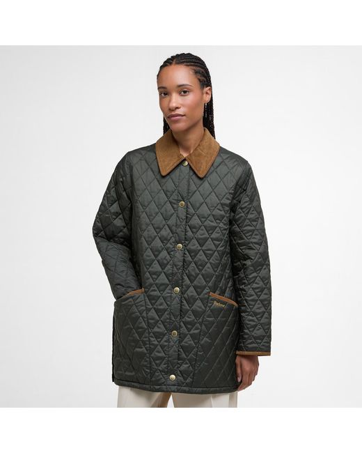 Barbour Green Modern Liddesdale Quilted Jacket