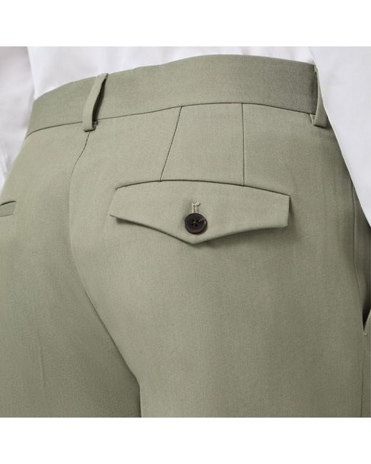 Twisted Tailor Gray Ellroy Slim Fit Trousers for men