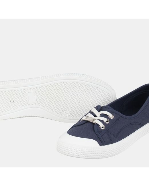 Miso Blue Slip On Trainers