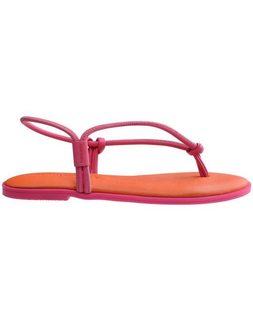 Havaianas Red Una Sandl Flip Flops