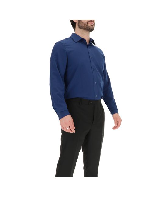 Scotch & Soda Blue Long-Sleeve Oxford Shirt for men
