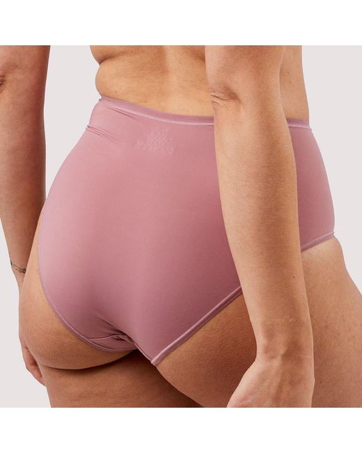 Playful Promises Purple Second Skin Rose Recycled Highwaist Brief