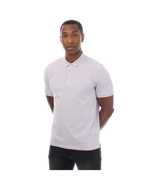 HUGO Purple Donos222 Polo Shirt for men