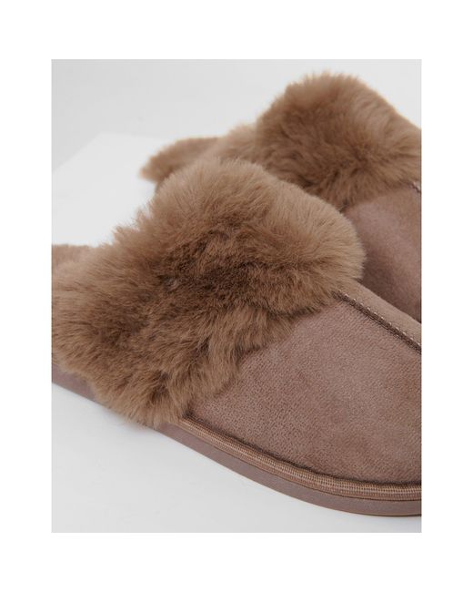 Threadbare Brown Tb Solace Mule Slippers