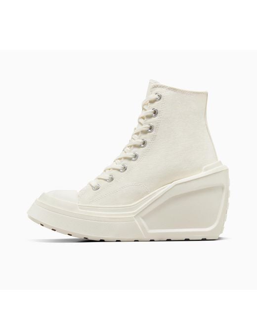 Converse White Chuck 70 De Luxe Wedge Heeled Sandals