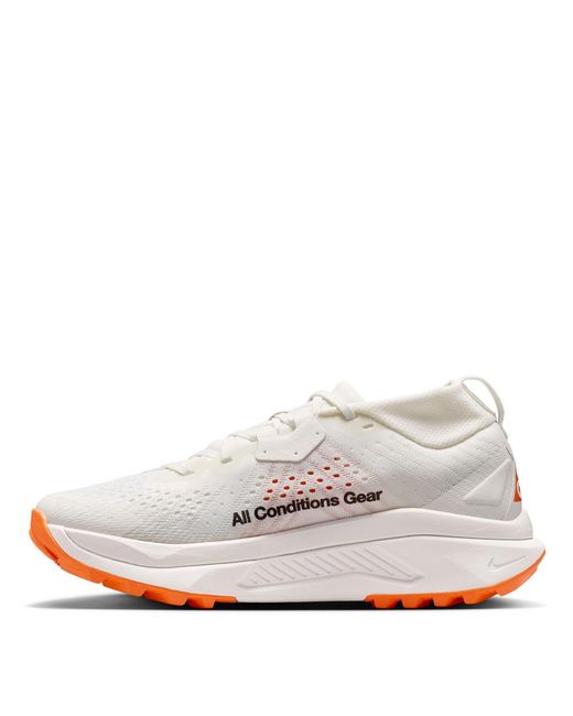 Nike White Acg Pegasus Off-Road Trail Running Shoes