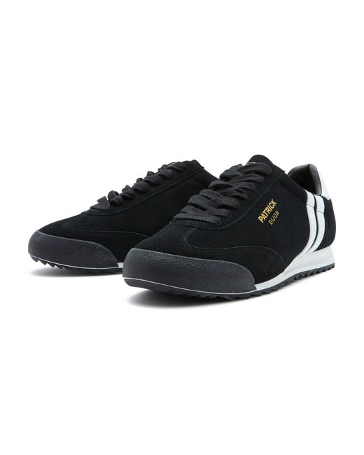 Patrick Black Heritage Low-Top Trainers for men