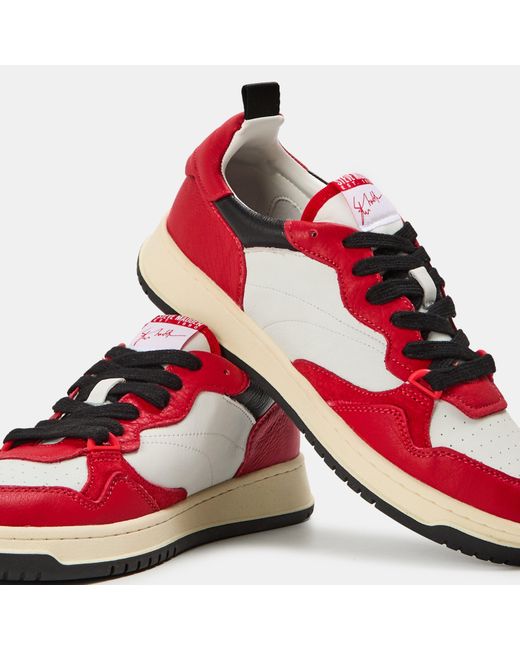 Steve Madden Red Easton Low-Top Trainers for men