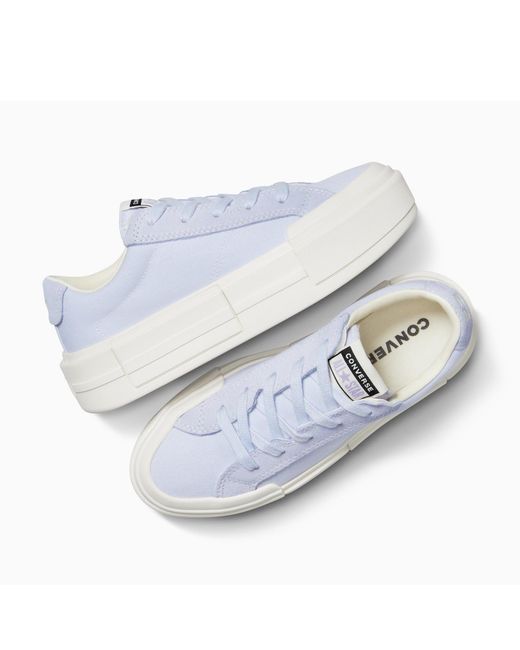Converse White Chuck Taylor All Star Cru Platform Trainers