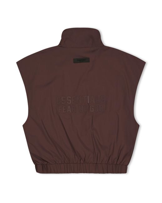 Fear Of God Brown Strappy Crop Top