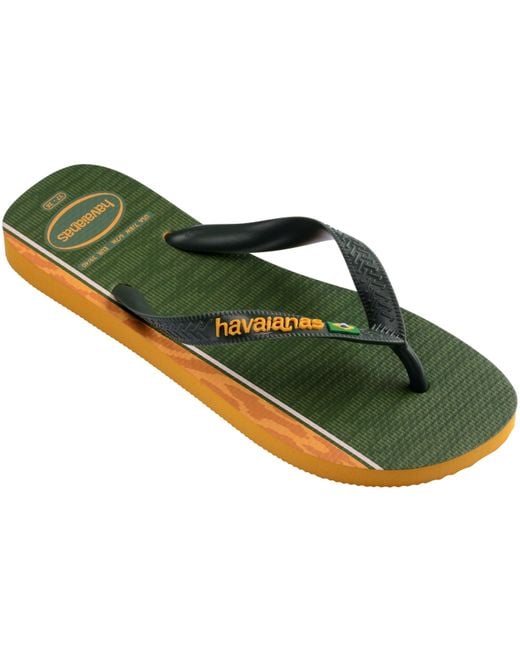 Havaianas Green Flip Flops for men