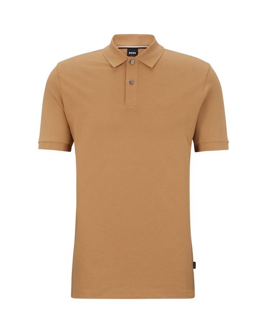 Boss Brown Hbb Pallas Short-Sleeve Polo Shirt for men