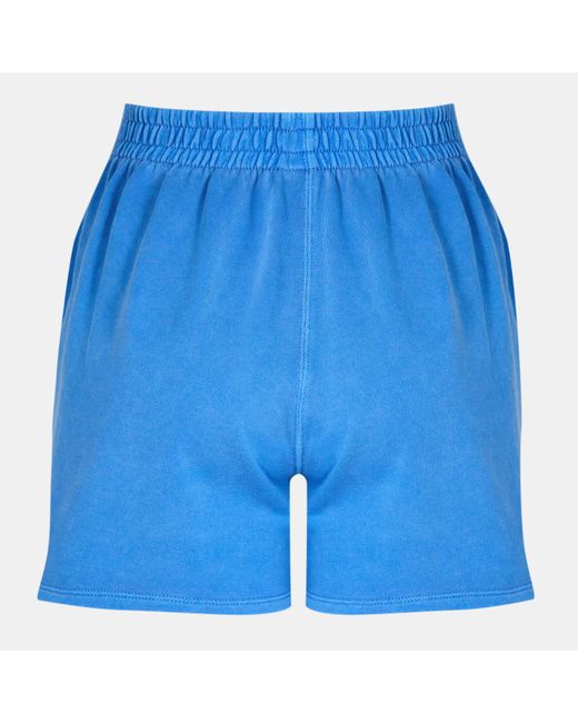 DKNY Blue Terry Jersey Jogger Shorts