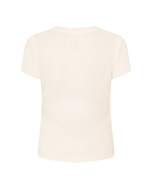 Nike White Sportswear Cropped T-Shirt
