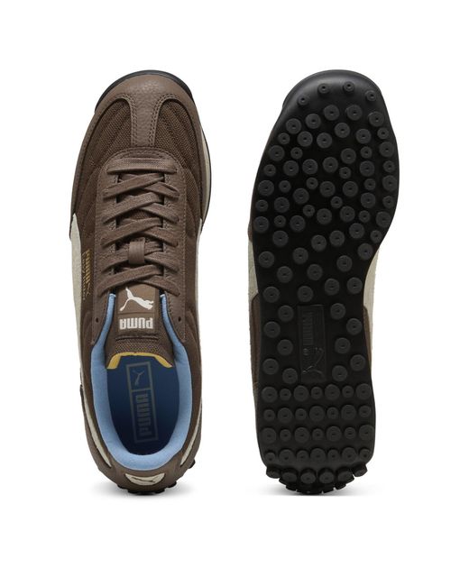 PUMA Brown Easy Rider Low-Top Trainers