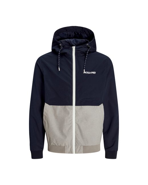 Jack & Jones Blue Bomber Jacket for men
