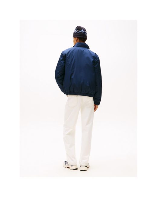 Tommy Hilfiger Blue Padded Harrington Jacket for men