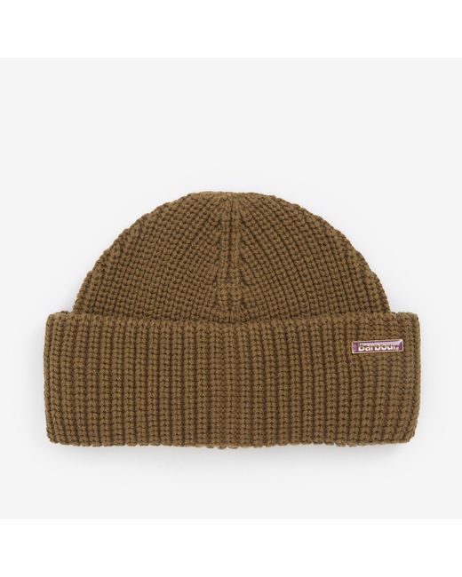 Barbour Green Mosely Fisherman Beanie for men