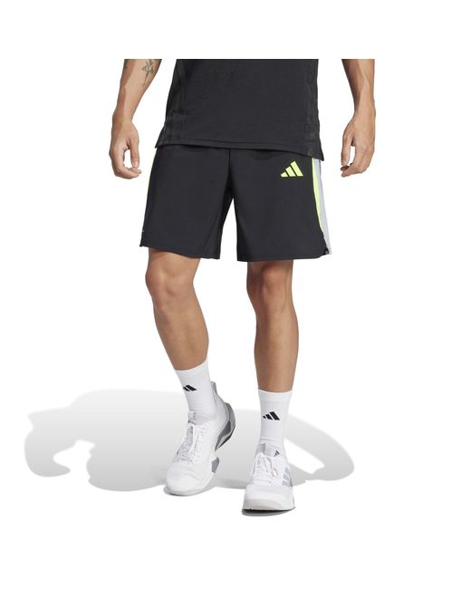 Adidas Black Climacool Colorblock Shorts for men