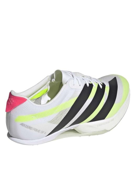 Adidas Green Adizero Prime Running Spikes for men