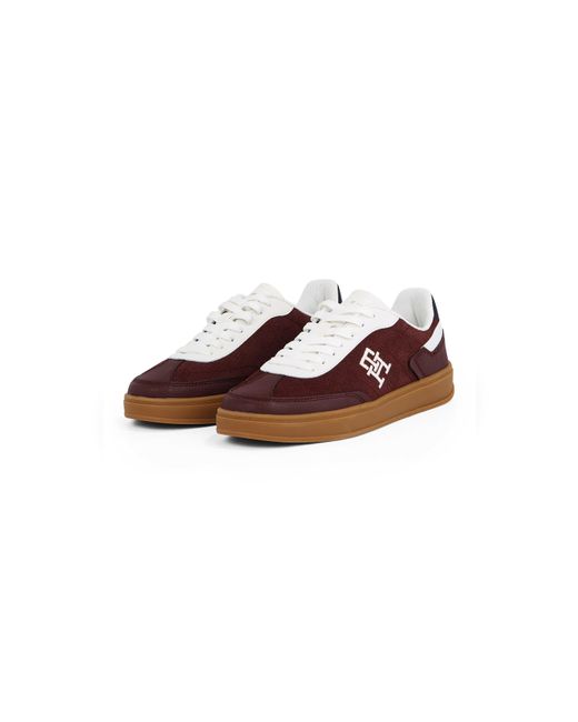Tommy Hilfiger Brown Th Heritage Court Trainers