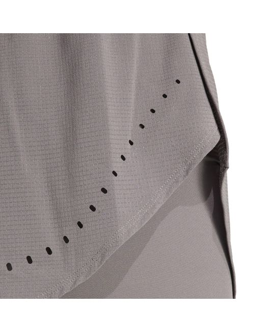 Adidas Gray Performance Gym Shorts
