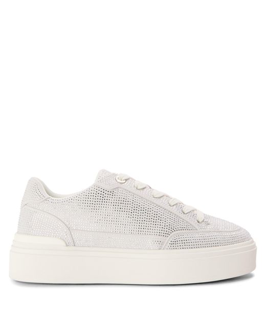 Mallet White Lansbury Low-Top Trainers