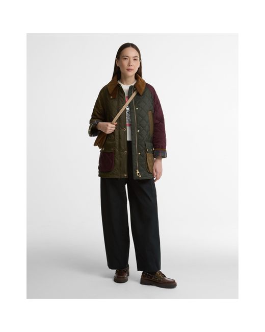 Barbour Brown B.Li Bedale Patch Ql Ld64