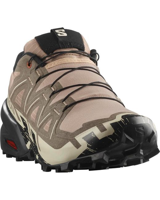 Salomon Brown Speedcross 6 Trail Running Shoes for men