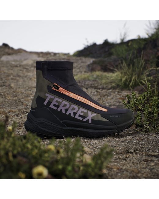 Adidas Blue Terrex Free Hiker Non-Waterproof Hiking Shoes
