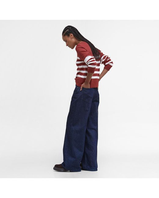 Barbour Red Demi Jumper
