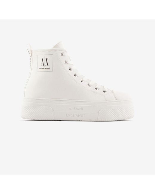ARMANI EXCHANGE White Trainers