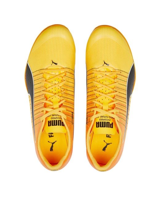 PUMA Yellow Evospeed Tokyo Nitro Running Spikes for men