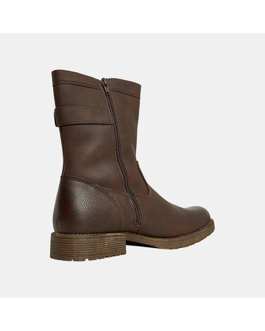 Deakins Brown Deaks Chad Biker Boots for men