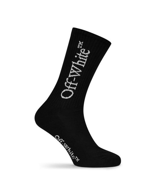 Off-White c/o Virgil Abloh Black Off Logo Sock Sn42 for men