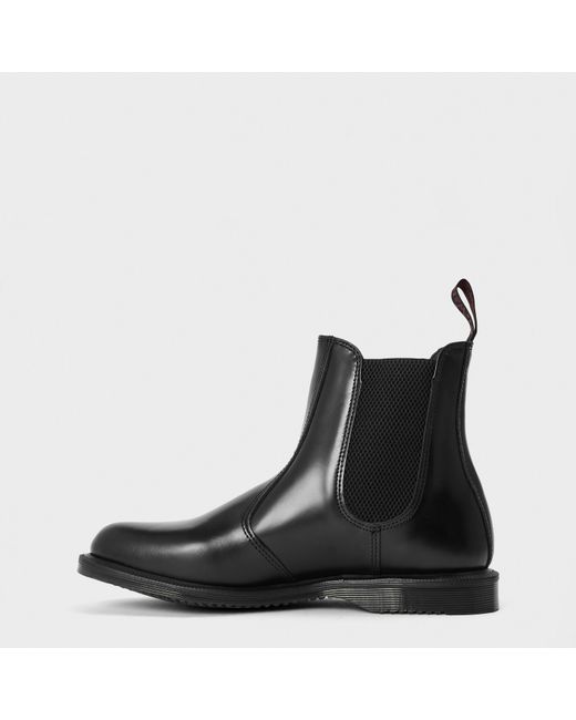 Dr. Martens Black Flora Chelsea Boots