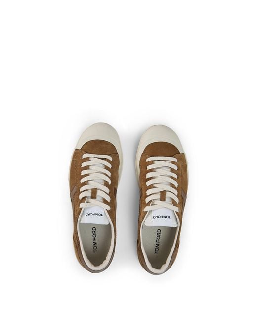 Tom Ford Brown Jarvis Sneakers