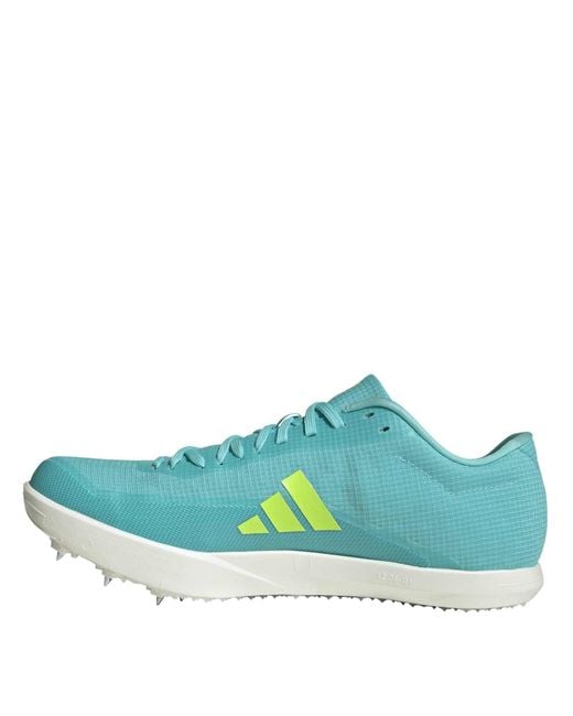 Adidas Blue Adizero Track Running Shoes for men