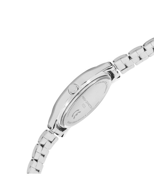 French Connection Blue Accessories Case Round Shape Strap Quartz Watch for men