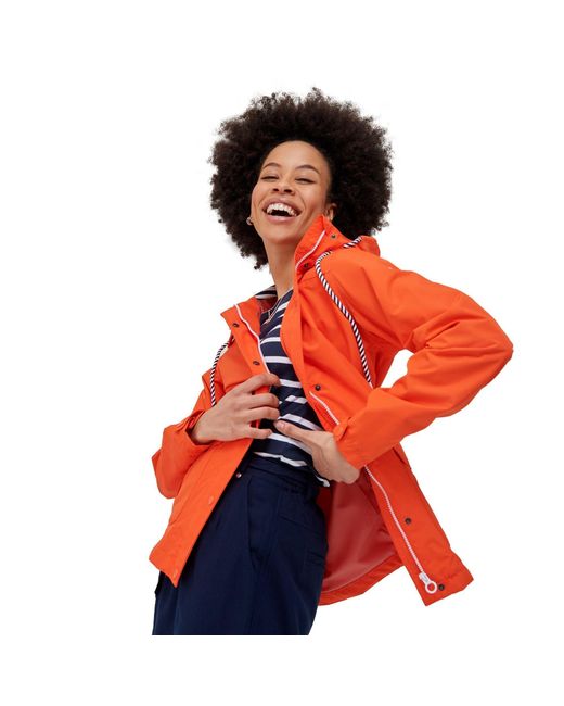 Regatta Red Bayarma Breathable Long Sleeve Waterproof Jacket