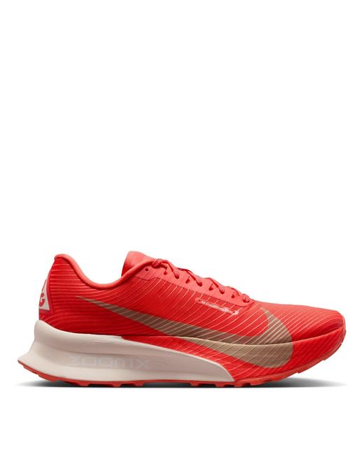 Nike Red Acg Ultrafly 2 Trail Running Shoes for men