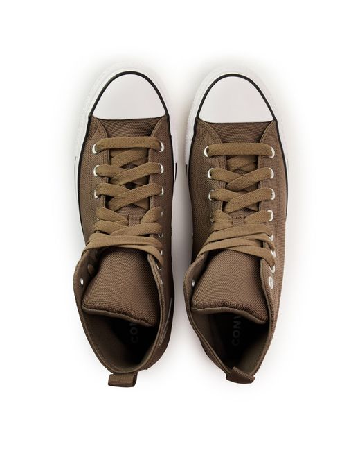 Converse Brown Canvas High-Top Trainers for men