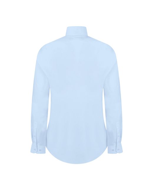 Twisted Tailor Blue Apsley Slim Shirt for men