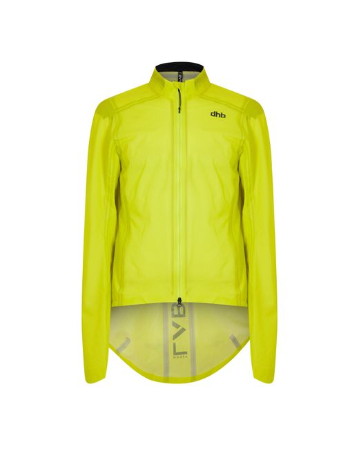 Dhb Yellow Ultralight Waterproof 2.0 Event Performance Cycling Jacket for men