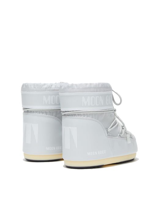 Moon Boot White Icon Low Boots for men