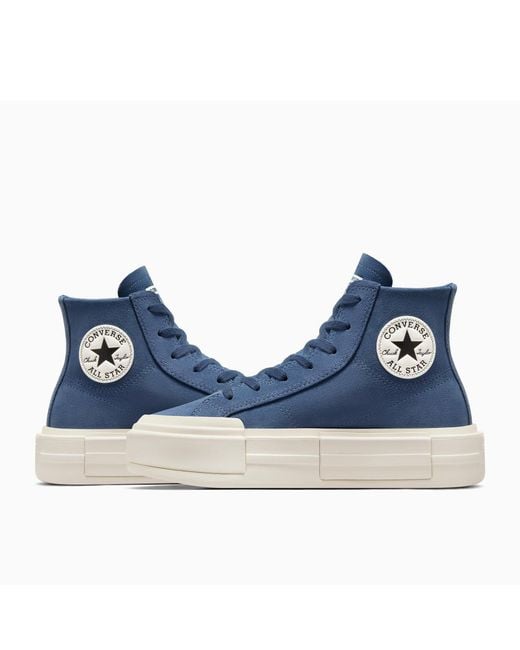 Converse Blue Chuck Taylor All Star Cru Platform Trainers