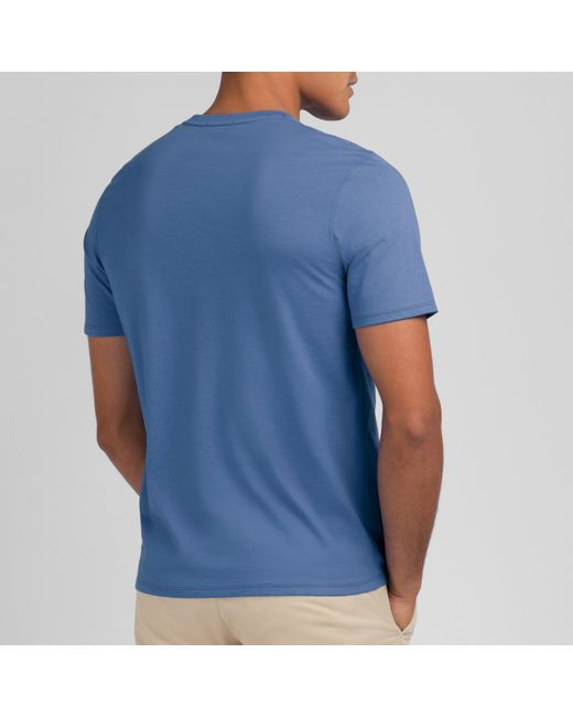Eden Park Blue Short-Sleeved T-Shirt for men