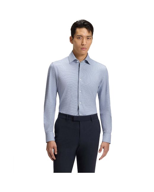 Boss Blue P-Hank-Kent-C1-222 Slim Fit Shirt for men