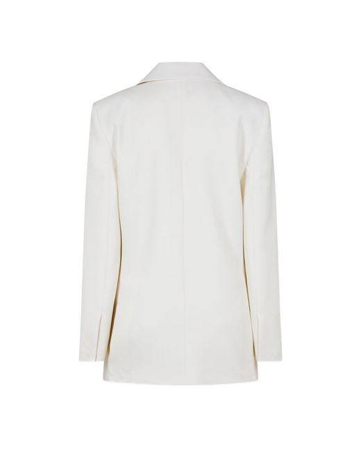 Off-White c/o Virgil Abloh White Tmby Wool Blend Softshell Jacket